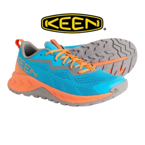 Keen Other - Keen (NWT) Men's Athletic Running Trail Shoes - Blue and Orange, Size 10